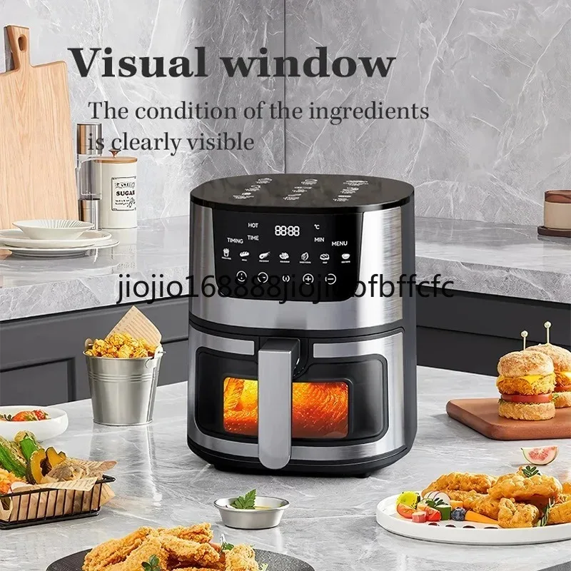 Suitable for 7L visual air fryer household large capacity multifunctional stainless steel air fryer