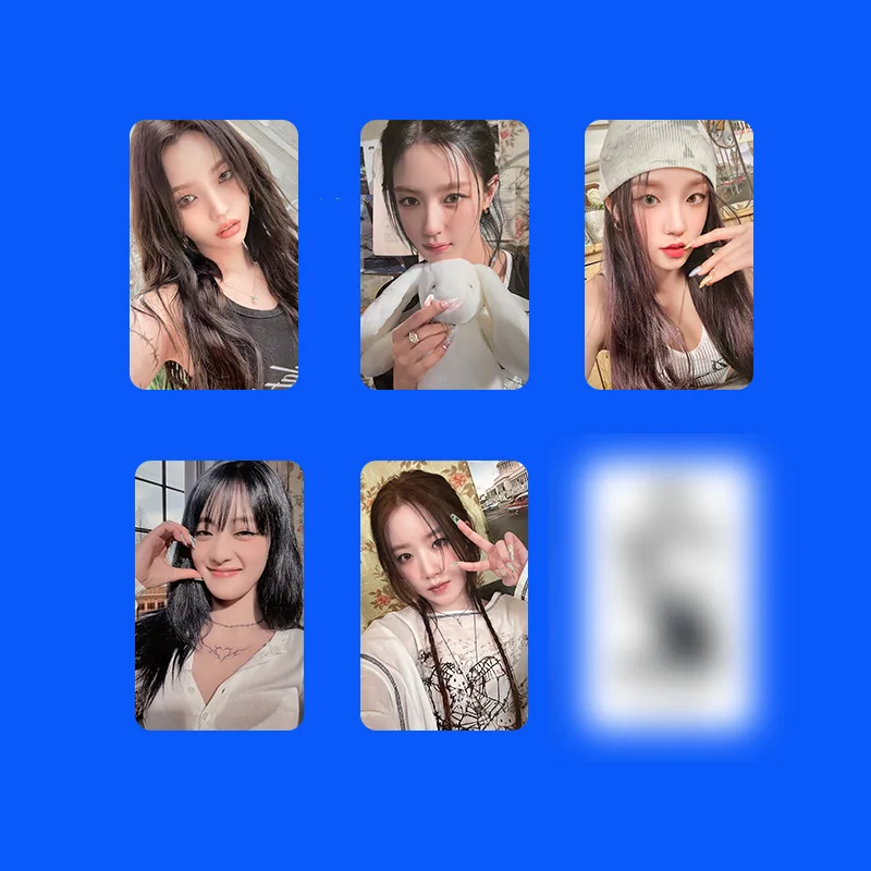 Gidle Girl\'s New Specialization I FEEL Same Style Homemade Small Card Fan Collection Star Ye Shuhua Song Yuqi