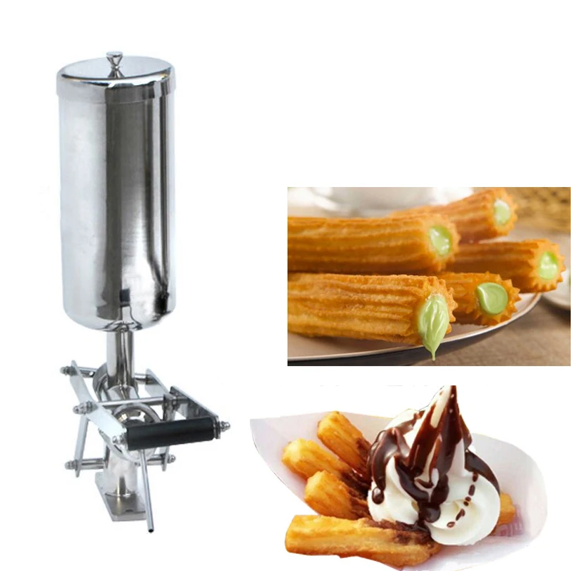 

2025 Version Jam Filling Machine Stainless Steel Puff Filler Churros Stuffer Fried Bread Stick Filling Machine