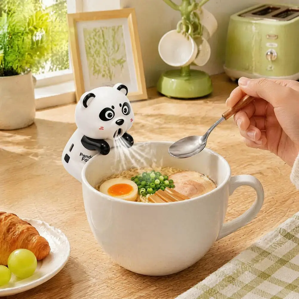 Food Cooling Fan for Hot Noodles And Soup, Portable Clip Mini Fan, Hands-free Instant Noodle Cooler for Office And Dorm Use