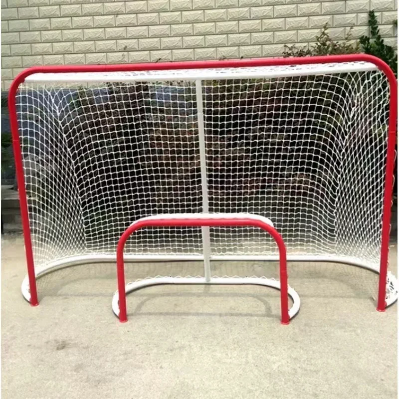

Прочные металлические ворота для хоккея на льду, тренировочная мишень для отработки бросков, для уличных тренировок вратарей и игроков