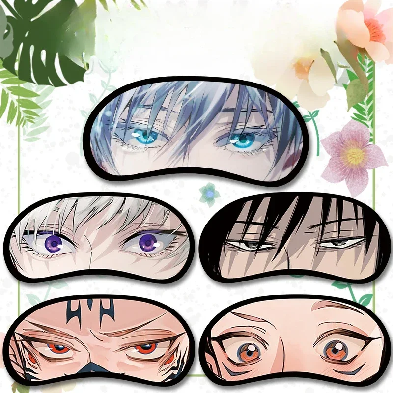 Anime Jujutsu Kaisen Satoru Gojo Itadori Yuji Inumaki Toge Fushiguro Megumi Ryomen Sukuna Light Blocking Breathable Eye Mask