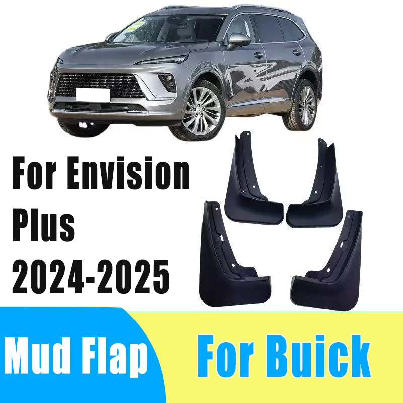 

4pcs Auto Tire Mudguard Waterproof Prevent Mud Splashing Car Mud Flap Fender Trim Accessories For Buick Envision Plus 2024-2025