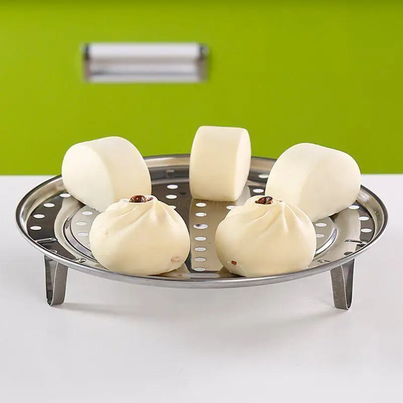 Stainless Steel Tray Rack Multifunctional Durable Pot Steaming rack tall Steaming Stand Cooking stainless steel Kitchen Utensils