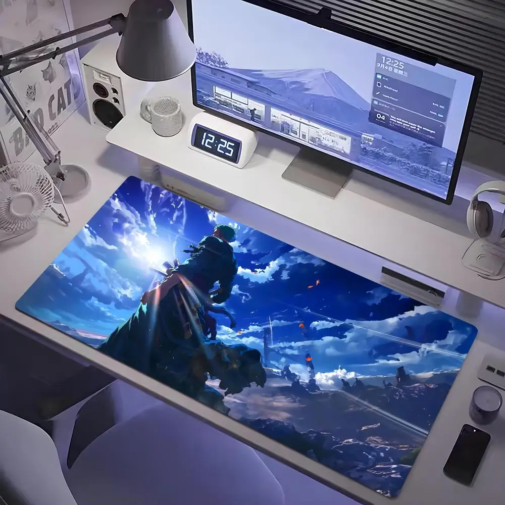 Swordsman Z-Zoros Mouse Pad Tablet mouse Pad Laptop xl desktop mate, cute HD Rainbow Gaming keyboard pad, Player, 90x40