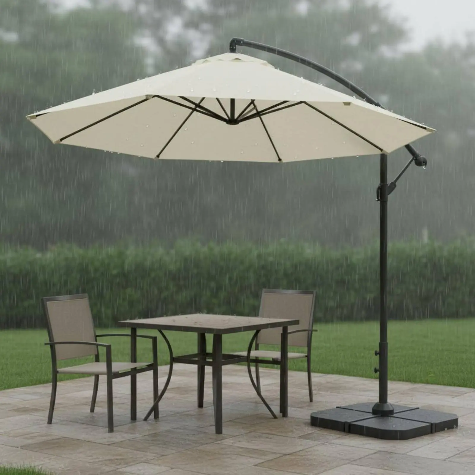 

Banana Umbrella Repair Parts Waterproof Cantilever Umbrella Replacement Parts Outdoor Sunshade Crank Mechanism Weather Resistant