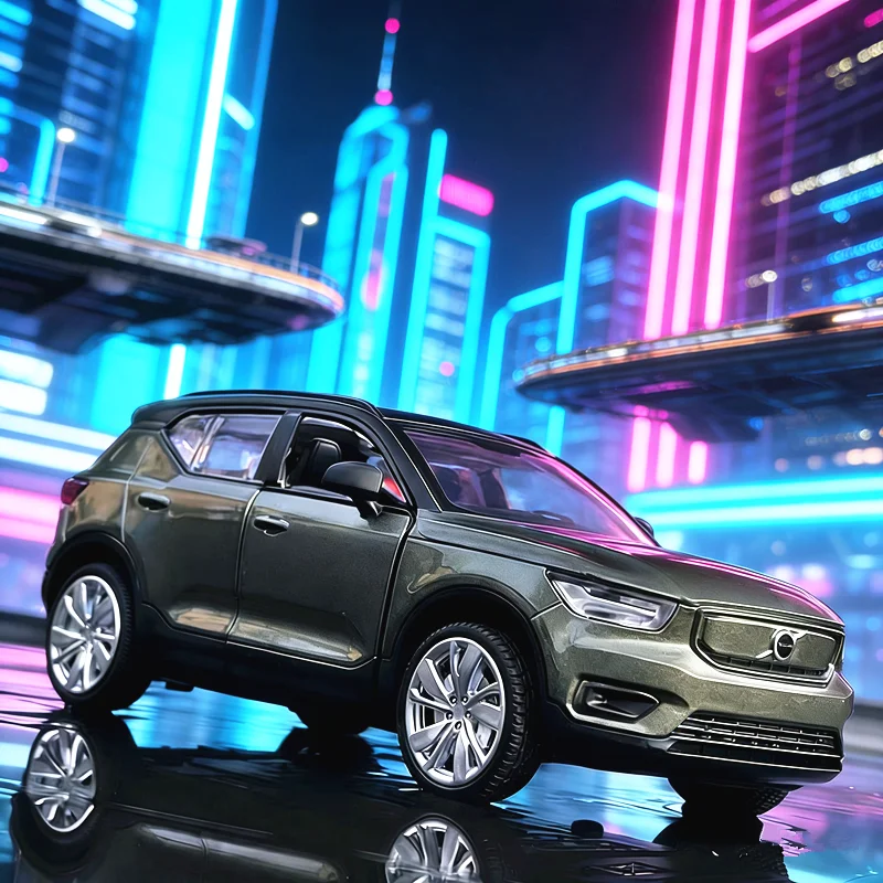 

Welly 1:32 VOLVOs XC40 Alloy Car Model Diecast Metal Toy Vehicles Sound Light Collection Simulation Car Boy For Childrens Gift