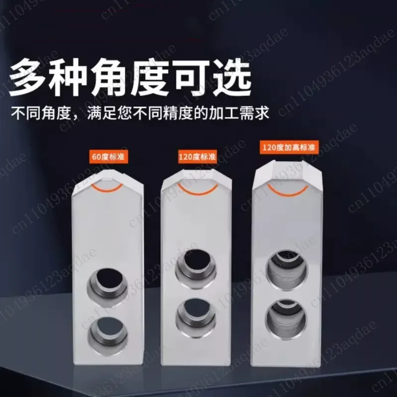 Hydraulic chuck Three-jaw hydraulic raw jaw 6 inch 8 inch 10 inch soft jaw heightened thickened lengthened numerical control