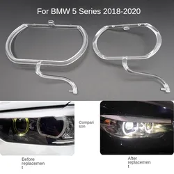 For BMW 5 Series G30 G38 2018-2020 DRL Light guide plate Light guide tube Headlight Daytime Running Light Guide Angel Eye