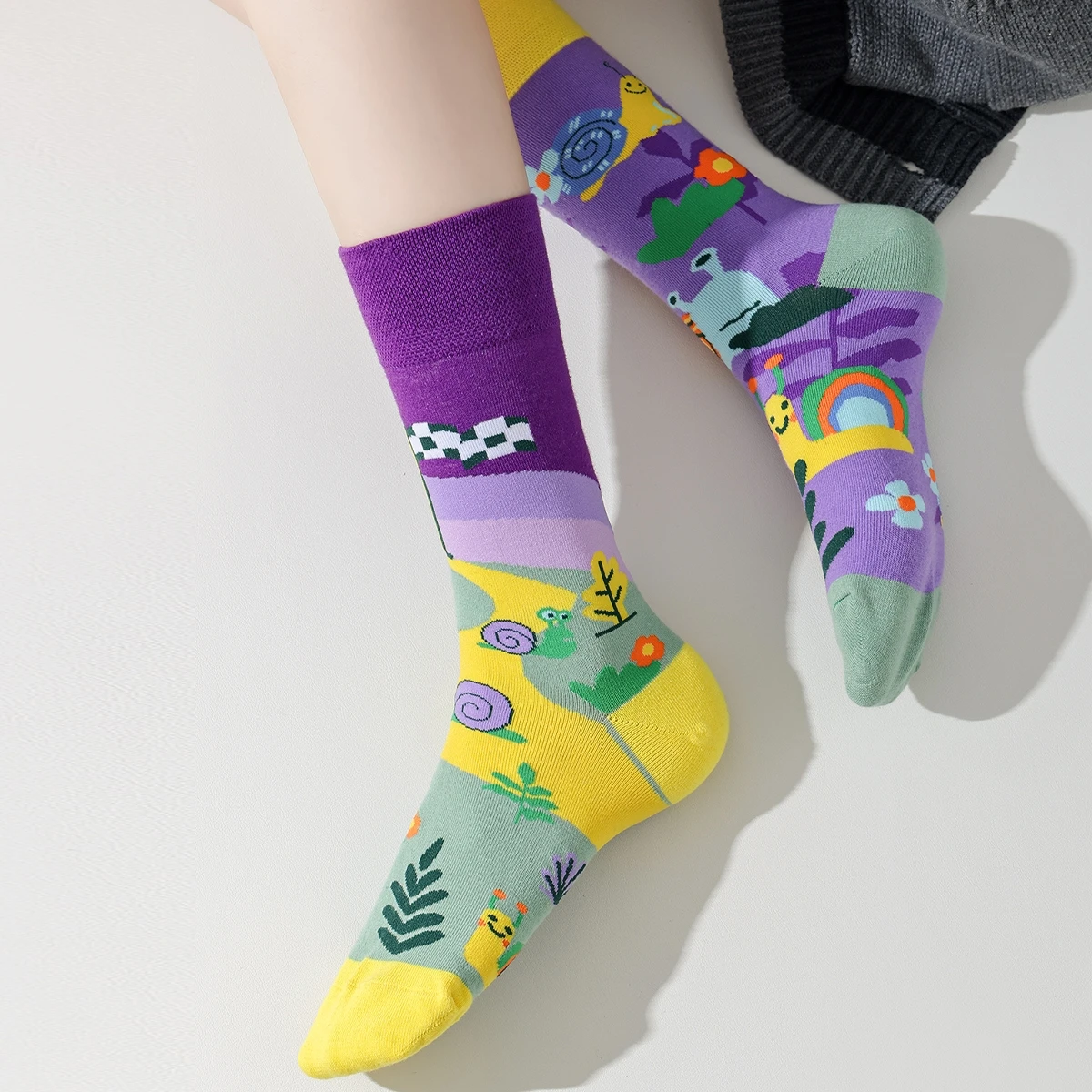 

Purple Frog Fitness Outdoor Cosy Tube Socks Couples Cotton Short Sanitary Workout Lovers' Special Gypsy Lovely Streetwear