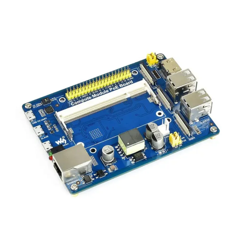 PoE محور لوحة توسيع USB ، وحدة اندلاع GPIO ، قبعة لوحدة Compute RPI rhmpberry Pi 3 Lite CM3 Plus