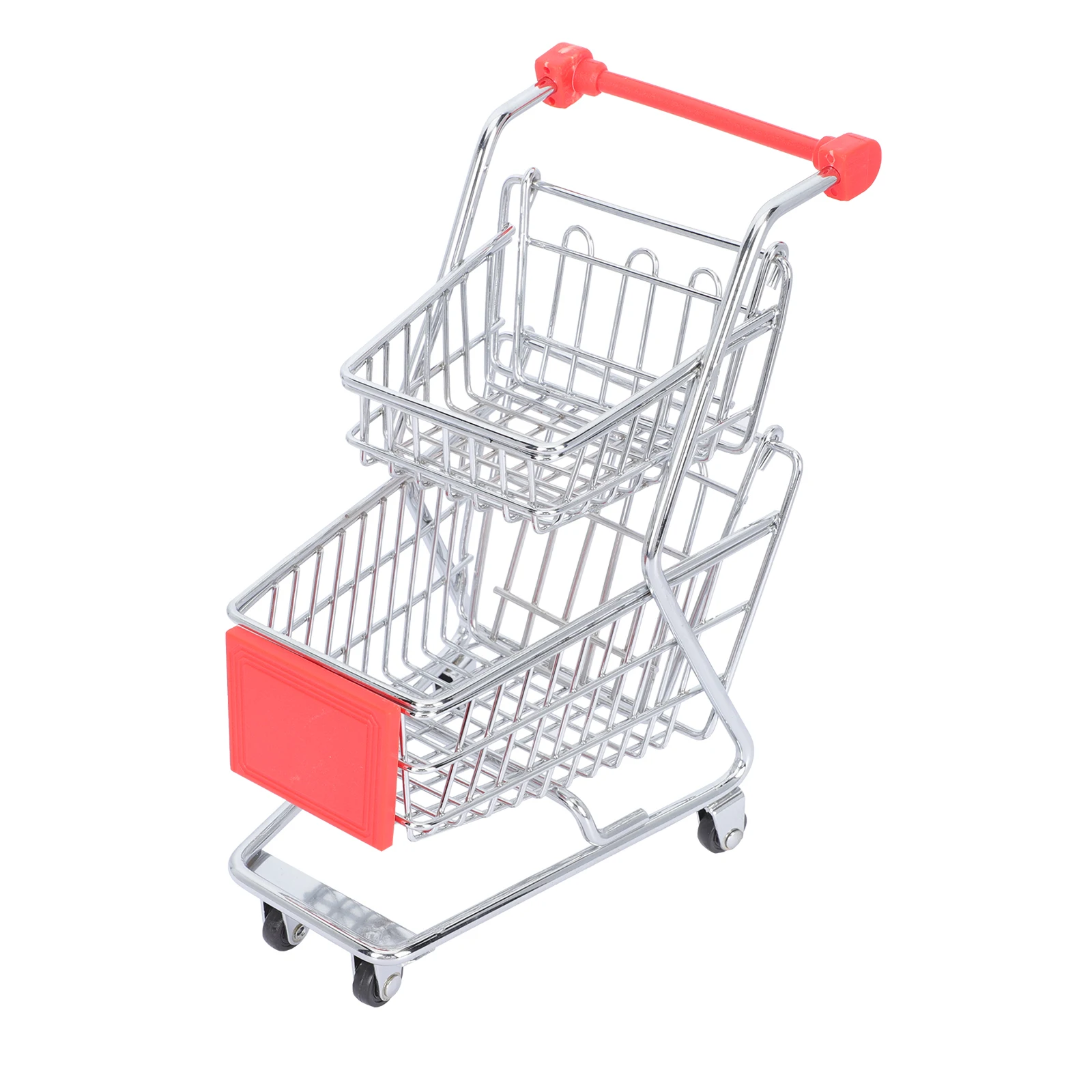 

Creative Mini Trolley Storage Basket Double Layer Food Serving Cart For Hotel Home Office Fried Snack Basket Desktop Adornment