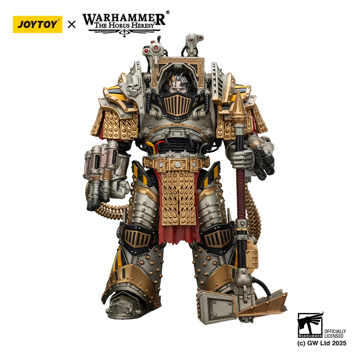شخصيات JOYTOY Warhammer "The Horus Heresy" 1/18 شخصيات الرسوم المتحركة Iron Warriors Perturabo، Primarch of the lVth Legion