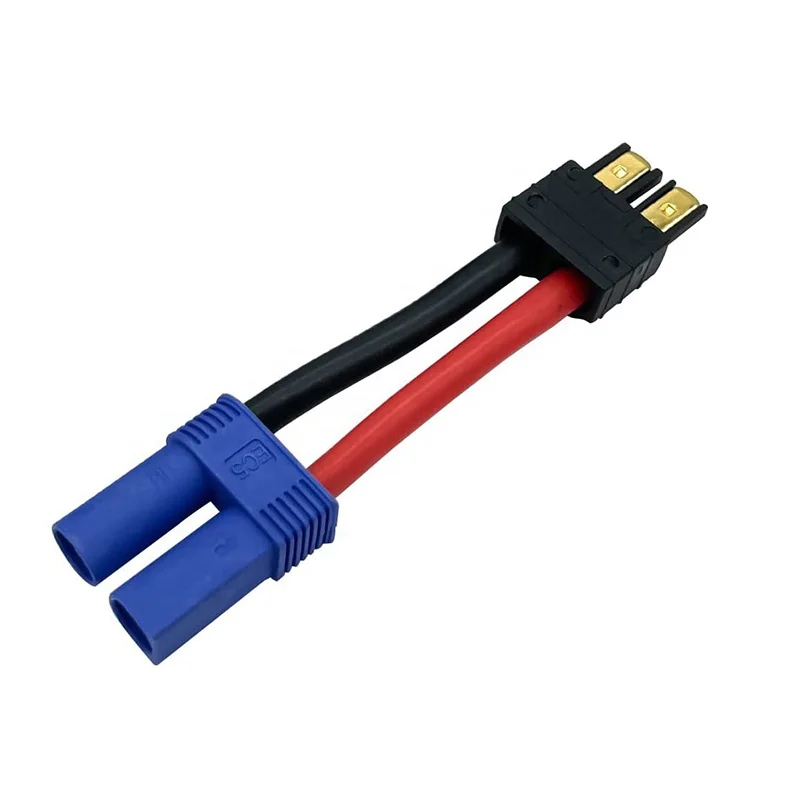 10 pièces EC5 XT60 prise TRX chargeur câble adaptateur 12AWG RC voiture LiPo batterie charge ECS convertisseur fil mâle femelle RC pièces Accs
