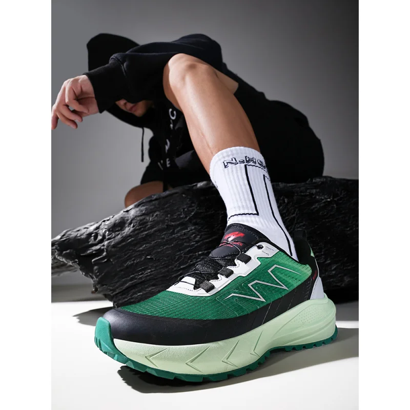 أحذية رياضية شتوية مريحة للرجال مع سطح جلدي مقاوم للماء وغير قابل للانزلاق، أحذية رجالية للجري في الهواء الطلق، مقاومة للاهتراء #5