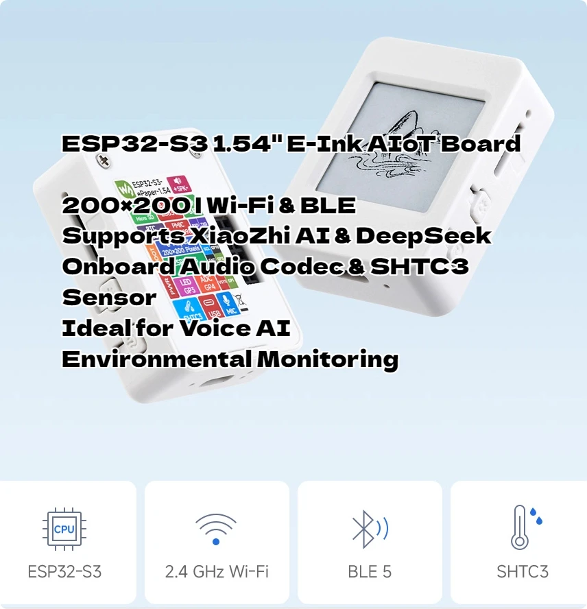 ESP32-S3 1.54" E-Pa… - image