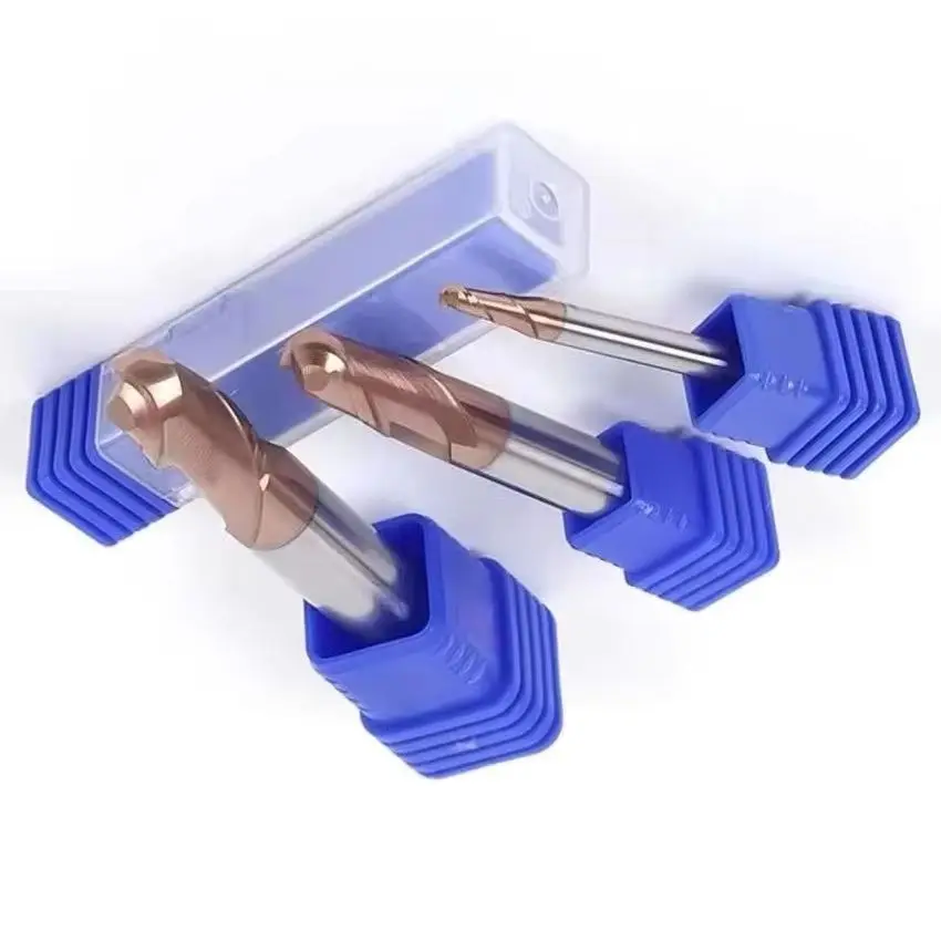 

HMX-2B-R2.75 ZCC.CT Two edge straight shank ball end mill D5.5R2.75*6*12*50 2F Ball Nose End Mill 2 Flutes Ball End Mills