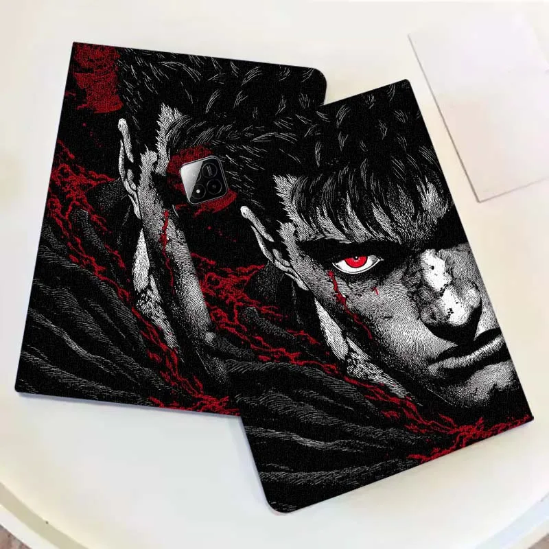Berserk Fashion Anime For Xiaomi Redmi Mi Pad 4 5 6 6s 7 8 SE Pro 2 11 Plus Max 12.4 11 11.2 12.5 8.7 بوصة حافظة تابلت