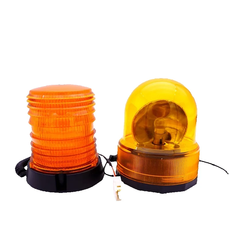 

Engine ering vehicle warning light 24V loader rotating beacon suction ceiling magnetic flashing LED 24V crane hook
