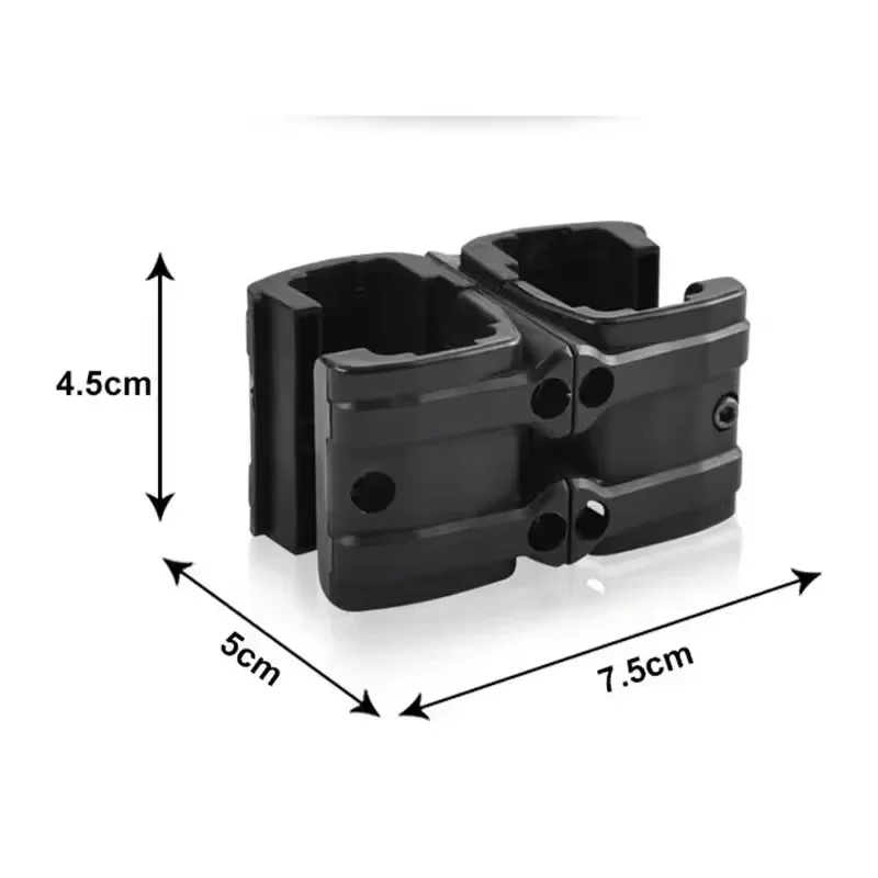 ปืนไรเฟิลล่าสัตว์ Dual นิตยสาร Coupler Link คลิป Airsoft Mag Parallel Connector Clamp สําหรับ A-R 15 M4 M16 อุปกรณ์ล่าสัตว์