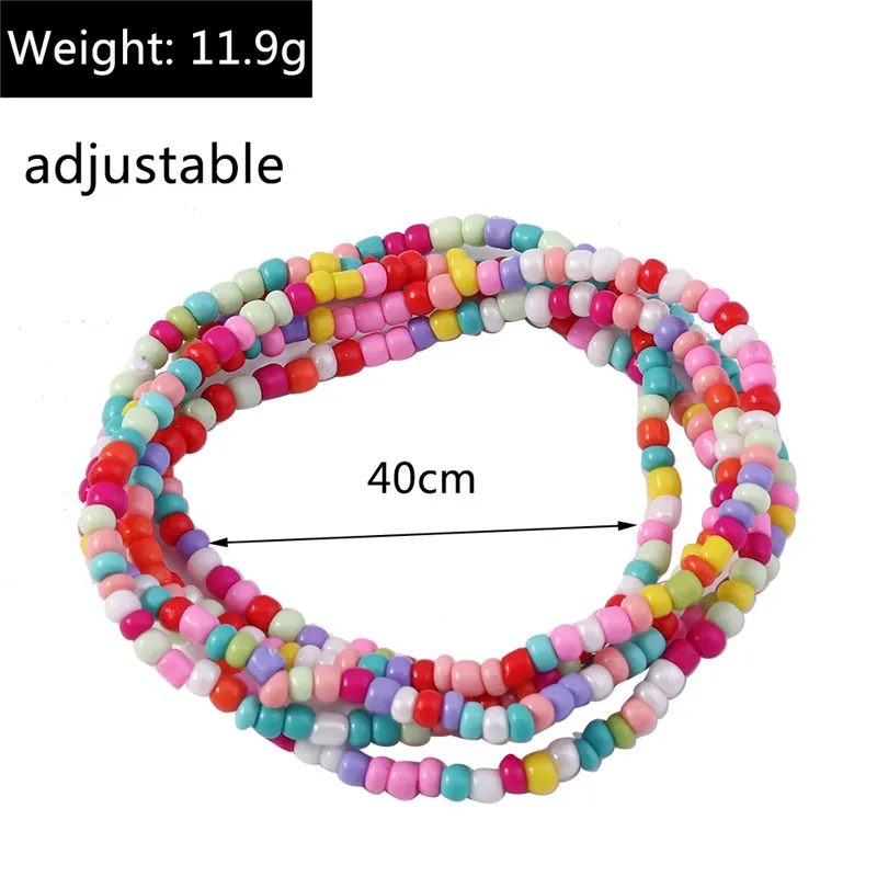 Böhmisches handgefertigtes Perlenarmband für Frauen, Sommer, mehrschichtig, bunte Perlen, Kette, Armreifen, Mädchen, Boho-Schmuck, Großhandel in großen Mengen – Detail 19