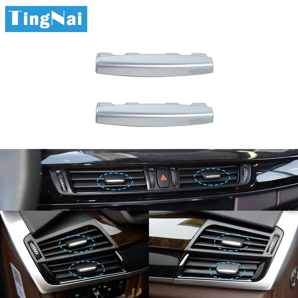 

Car Front Air conditioning AC Vent Outlet Tab Clip Slider Toggle Piece For BMW X5 X6 F15 F16 X5M X6M 2014-2018