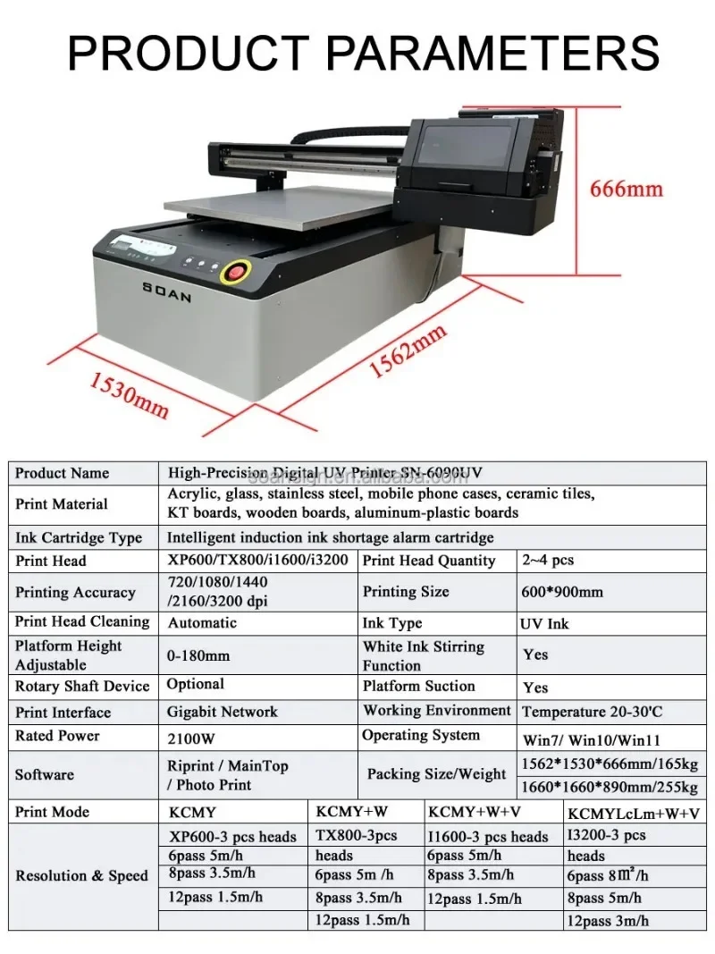 【2026】Flatbed Uv 6090 Inkjet Printer Multifunctional 3d Led Digital Inkjet Printers for Pen Bottle Phone case Crystal Label
