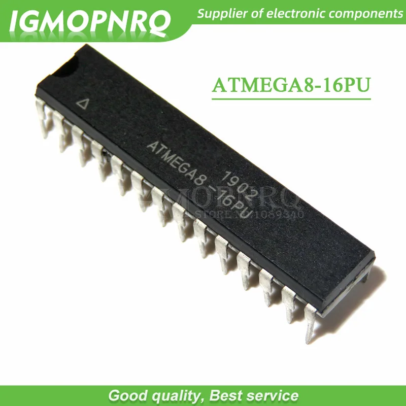 2PCS ATMEGA8-16PU DIP28 ATMEGA8-16 DIP 8-16PU ATMEGA8 IGMOPNRQ