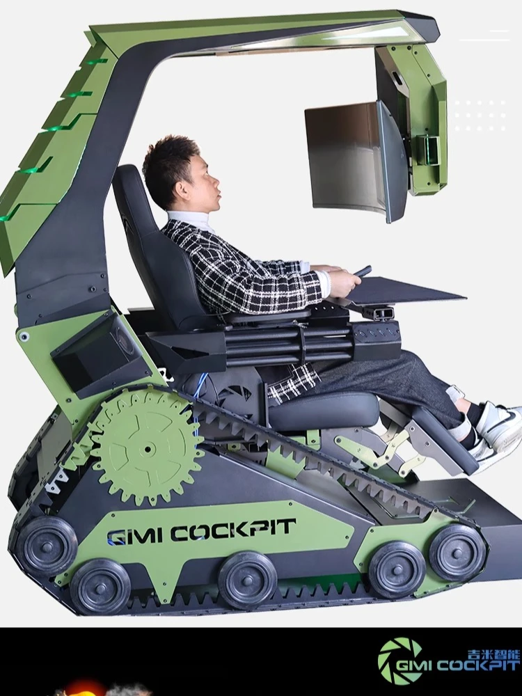 Panzer-Computer-Cockpit, Internetcafé, E-Sport-Hütze, Büro-Computerstuhl, Anker-Spiel-Hütte, Rennsitz
