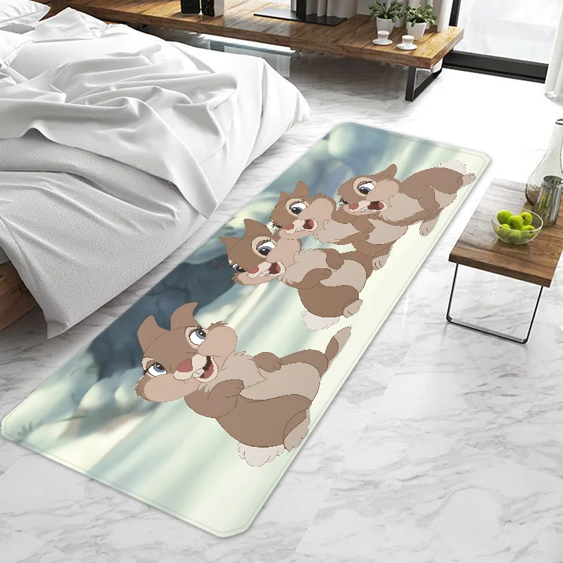 Bambi Cartoon printed Door Mat Entrance Doormat Non-slip Washable Kitchen Carpet Living Room Hallway Rugs Door Mats Bathroom Bat