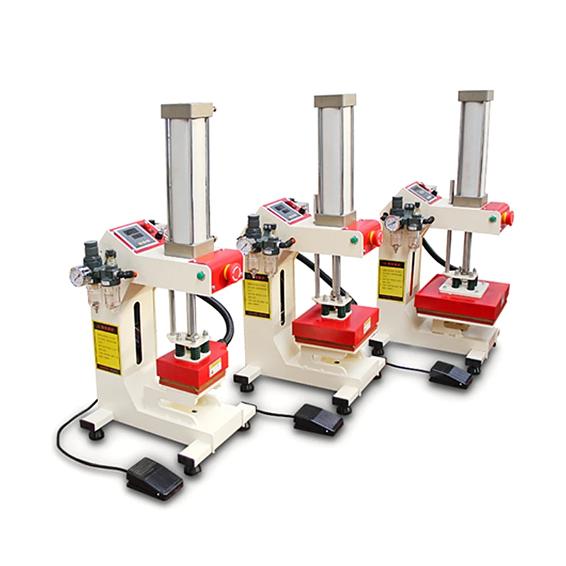 Heat Press Machine Pneumatic Automatic Can Continuous Work T-shirt Printing Machine For T-shirt Shirt Logo Brand Leather
