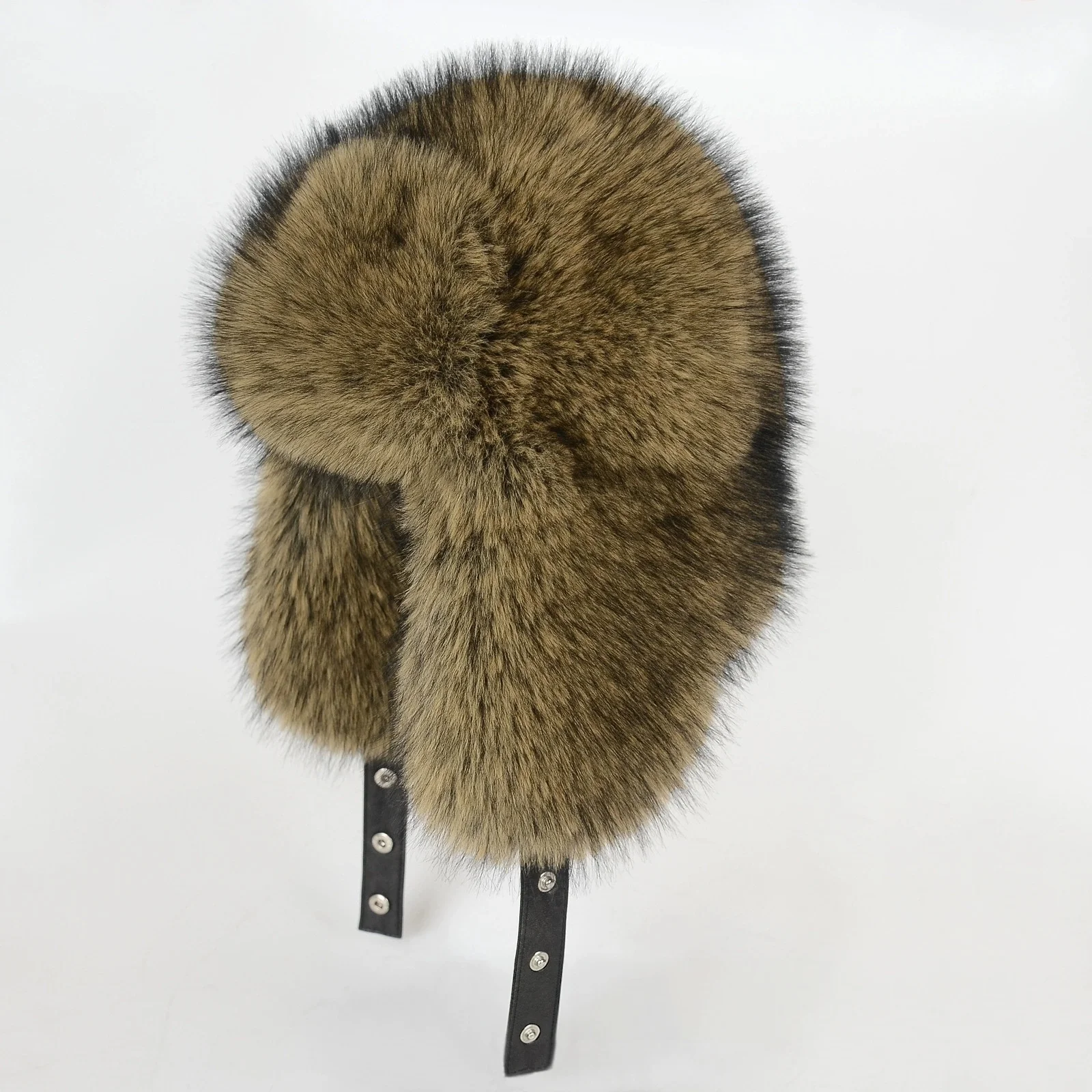 Fall/Winter Skiing Warm Plush Aviator Hat, Faux Fur, Cold-Resistant, Ear-Protecting Cycling Hat, Unisex Versatile Cotton Hat