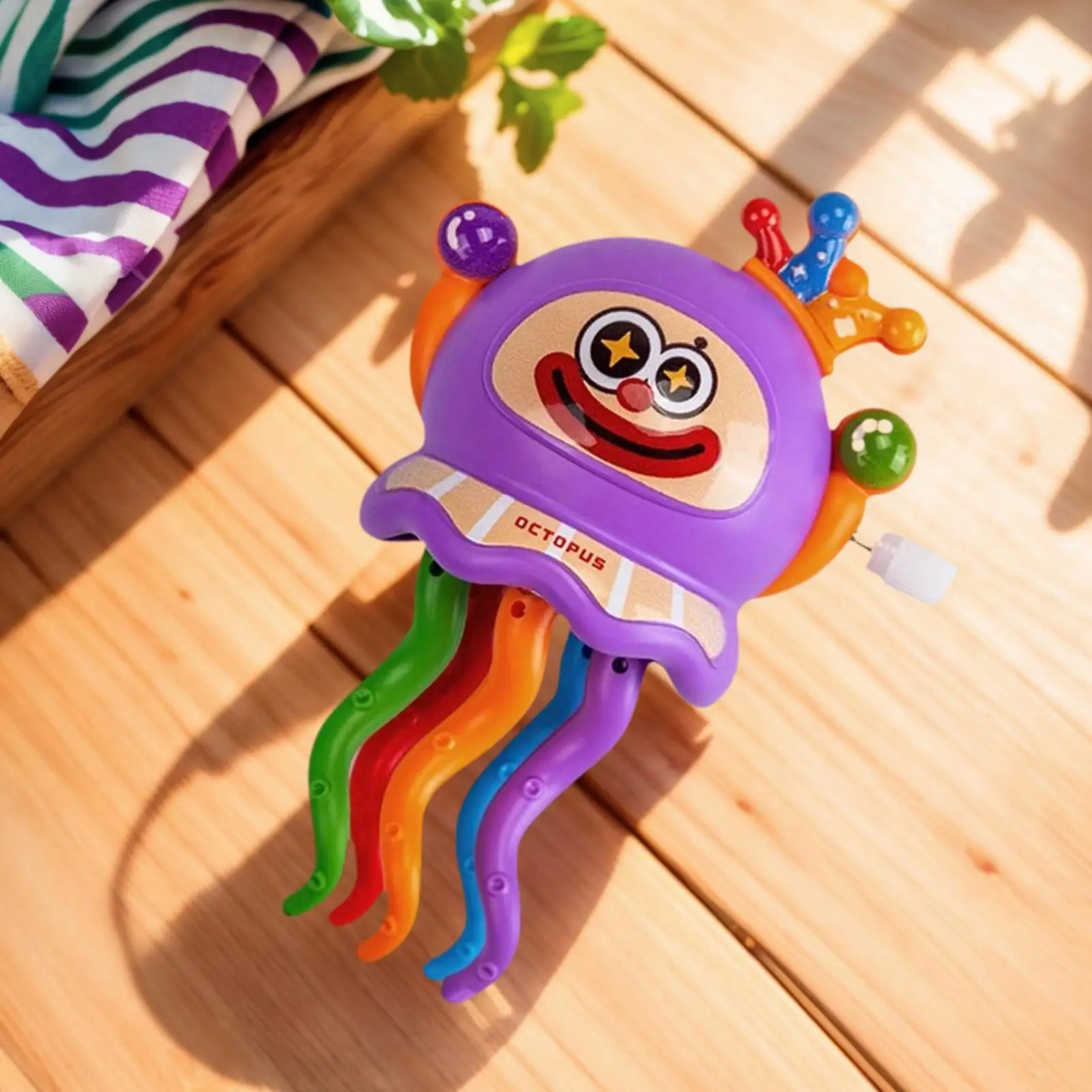 Juguete de pulpo bailando, payaso de acción automática inteligente, juguete de cuerda para niños y niñas, aula, guardería, sala de estar, jardín de infantes