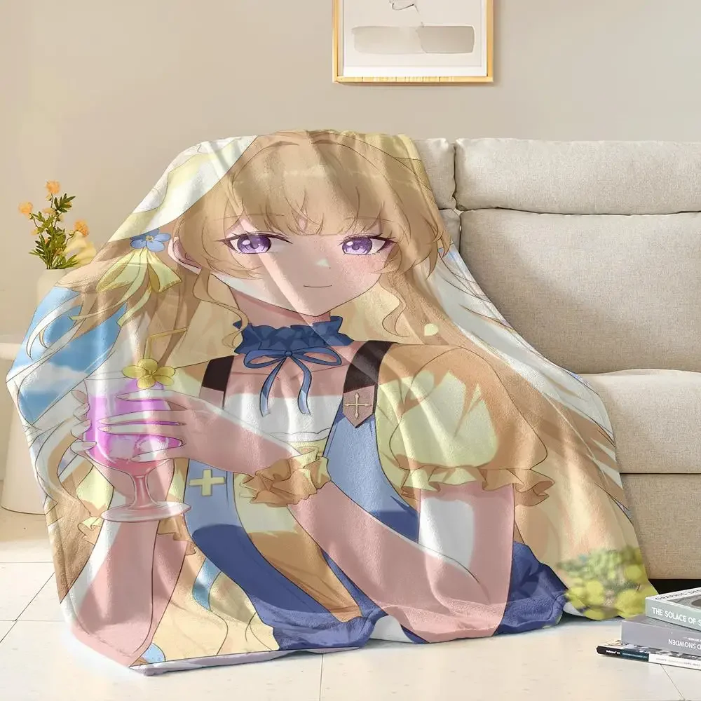 Wuthering Waves Phoebe Marino Throw Soft Flannel Throw Blanket for Sofa Bed Couch Air Conditioning Blanket for Office Naps Home