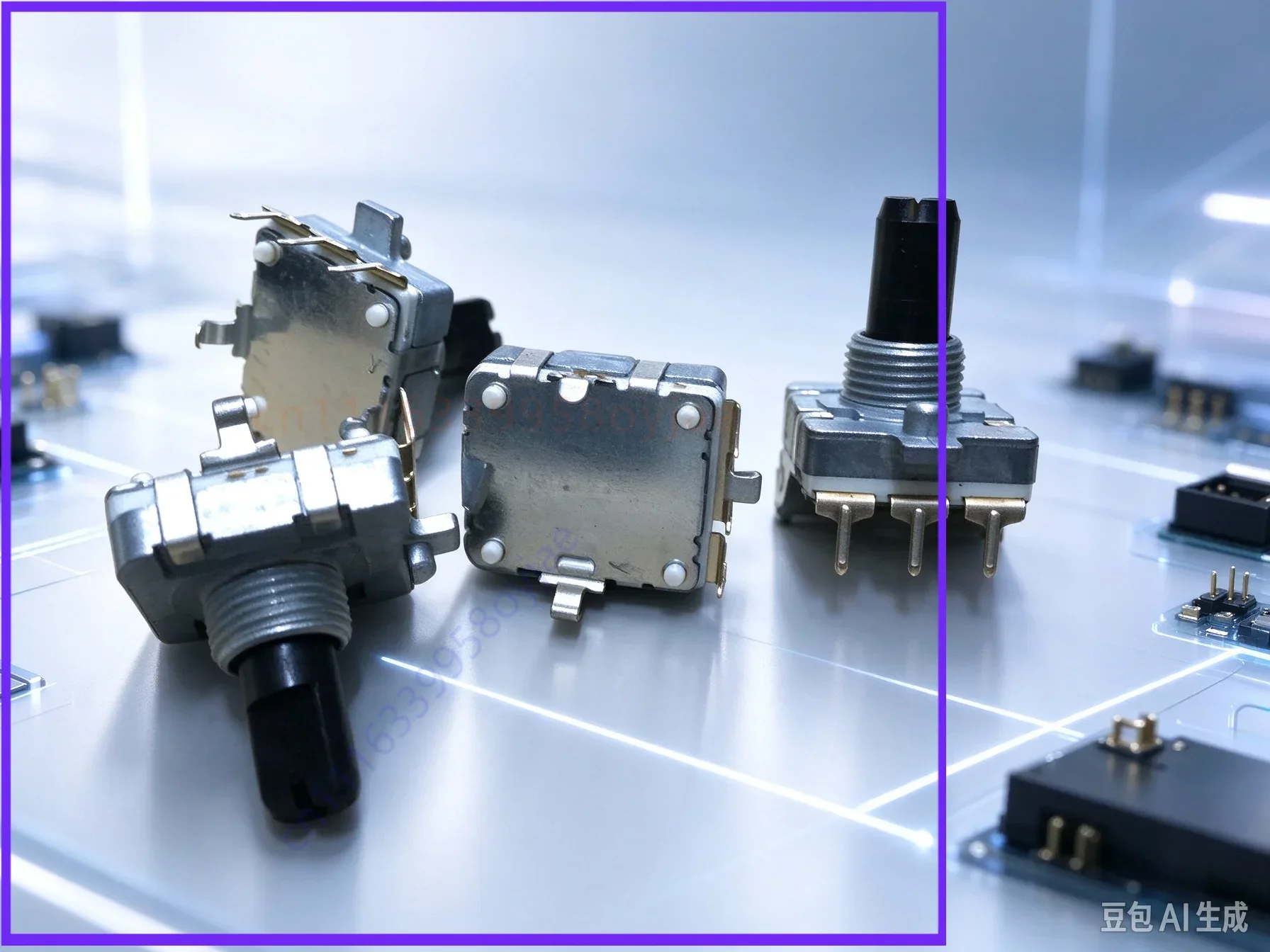 Premium ALPS EC16 Volume Encoder Switch for 24 Detents 24 Pulses,15mm Shaft Length  10pcs