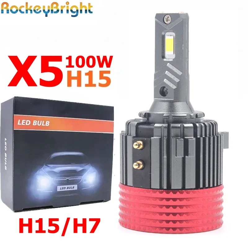 X5 H7 LED Headlight Bulb Fog Light Canbus 6000k Auto LED Headlamp H7 Led Lights for Golf 6 for Golf 7 lights