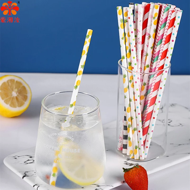 

Bubble Tea Disposable Paper Straws, Boba Straws, Bar Cocktail, Kitchen Accessories, Party Supplies, Wedding Supplies