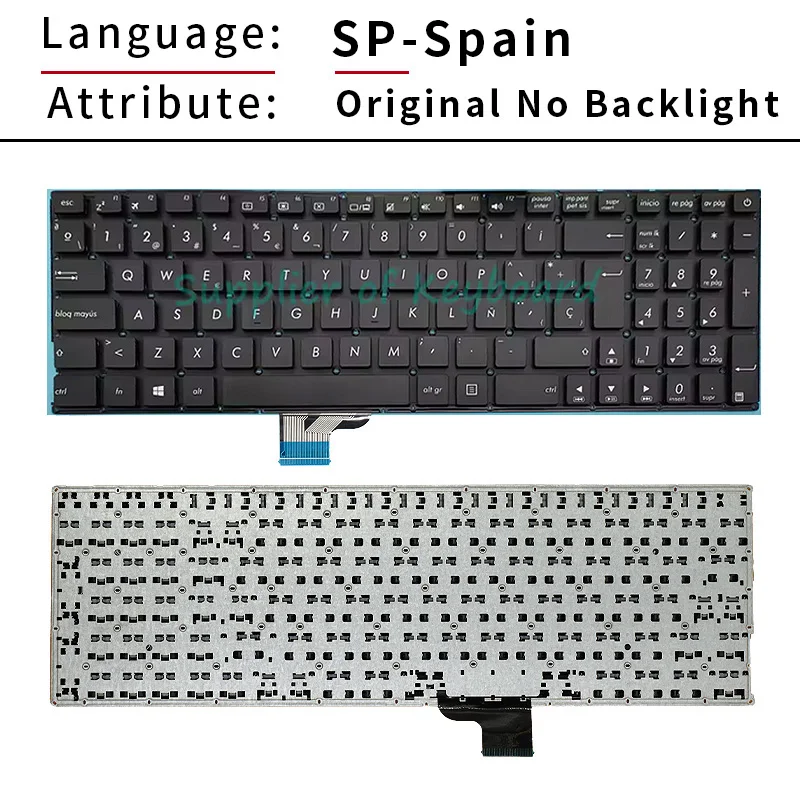 US/RU/SP keyboard for ASUS UX510UA UX510UW UX510UX UX510UXK UX510UWK V510U u5000u 0KNB0-6722IT00 0KN0-UQ1IT13 0KNB0-662QRU00