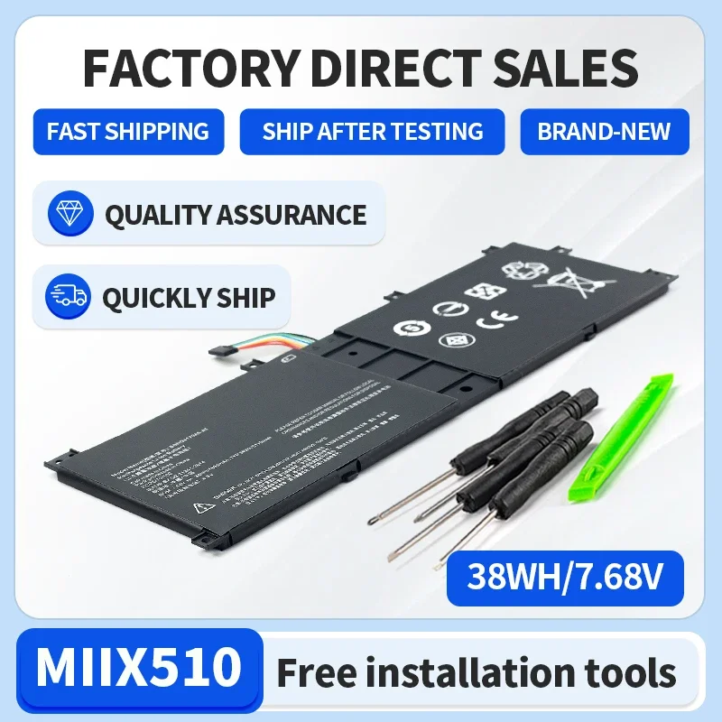 

SOMI 7.68V New Laptop Battery for Lenovo IdeaPad MIIX 510 510-12ISK Pro 520-12IKB BSNO4170A5-AT 5B10L68713