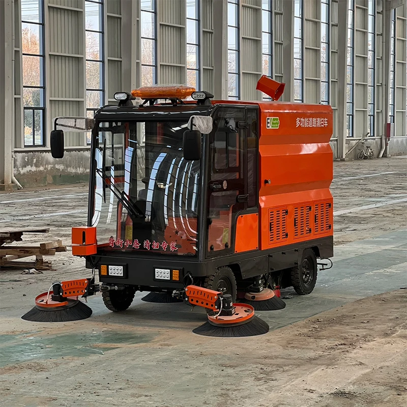Customized Factory Direct New Ride-On Cordless Electric Sweeper Self-Propelled Long-Range Zero Emission High Suction Power Multi