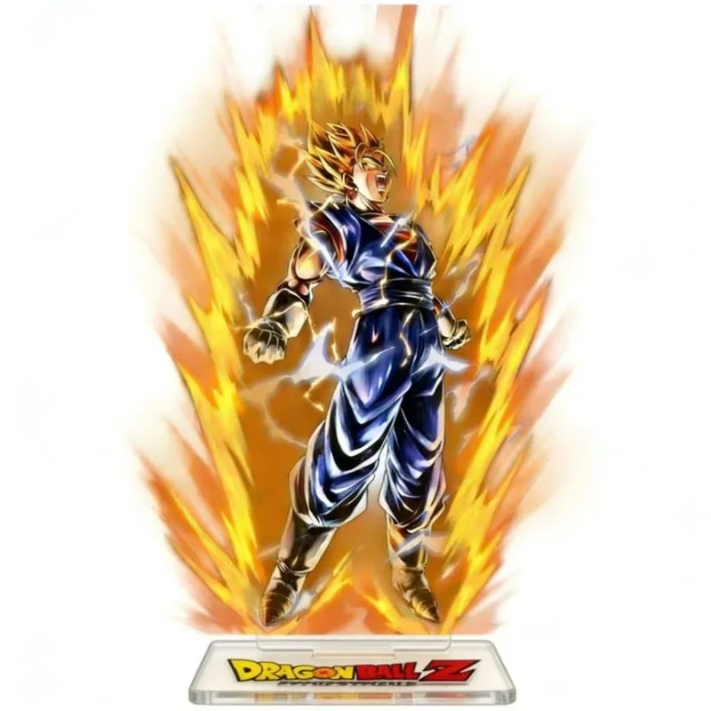 Cartoon anime Dragon Ball acrylic stand Super Saiyan transparent high-definition desktop ornament room decoration children's toy - Image 2