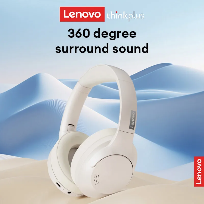 Lenovo Th46 Wireless Bluetooth 5.4 Headphones Scalable Super Battery Life Headset Hd Calling Active Noise Reduction Earbuds