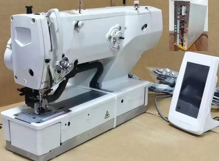 QK-1790A Automatic Flat Industrial Eyelet Suit Straight Button Hole Sewing Machine