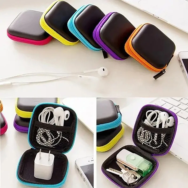 EVA Earphone Protective Bag Box Digital Charger Headphone Storage Bag USB Data Cable Organizer Carrying Pouch