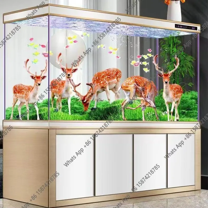 

X65 Aluminum Alloy Dragon Fish Tank Bottom Filter New Medium Large Living Room Household Ecological Cycle Free Of Water Change