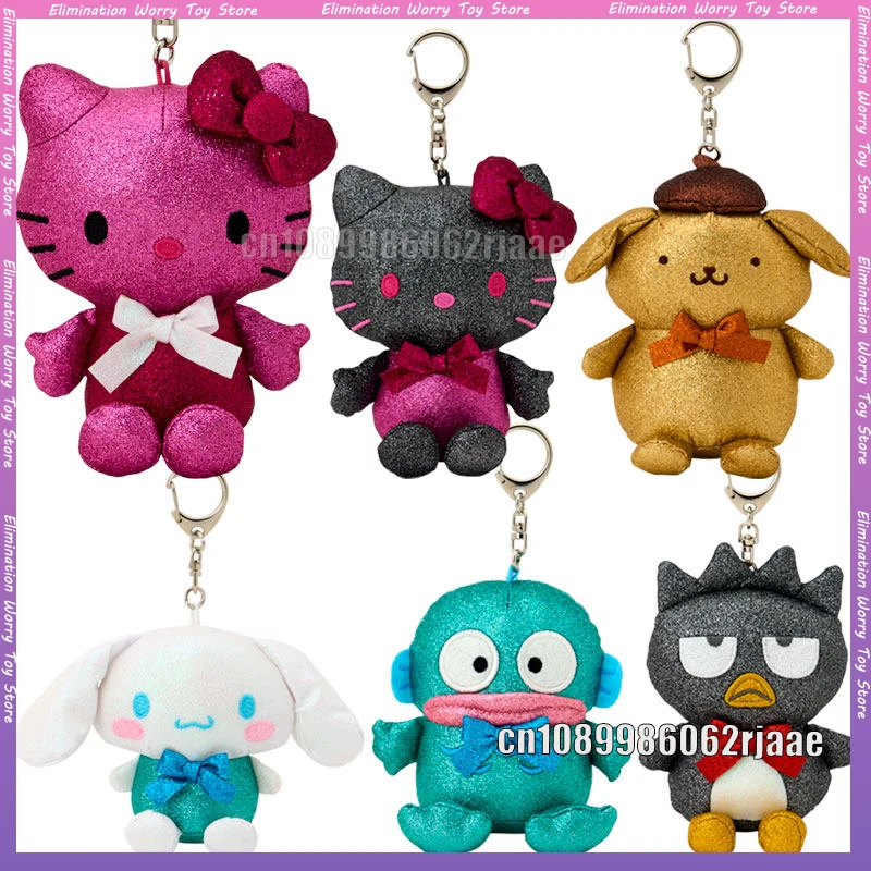 

Оригинальная серия Sanrio Gem Box: Hello Kitty, My Melody, плюшевый брелок-сюрприз, коллекционная мультяшная игрушка-фигурка, подарок, брелок-кукла