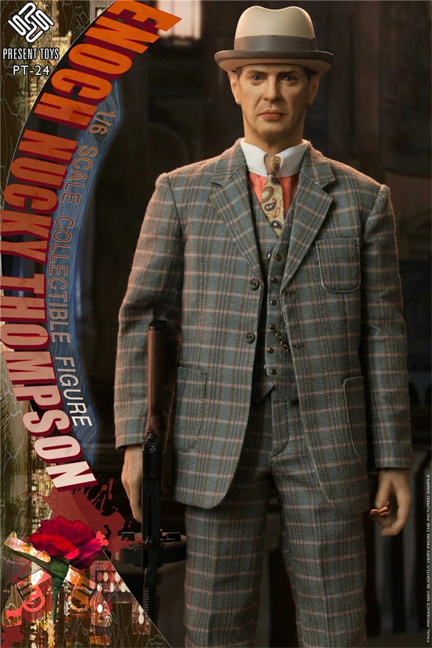 PRESENT TOYS PT-sp24 1/6 Échelle Gangster Politiciens Nucky Thompson Action Figure 12 pouces Collection Modèle Jouets