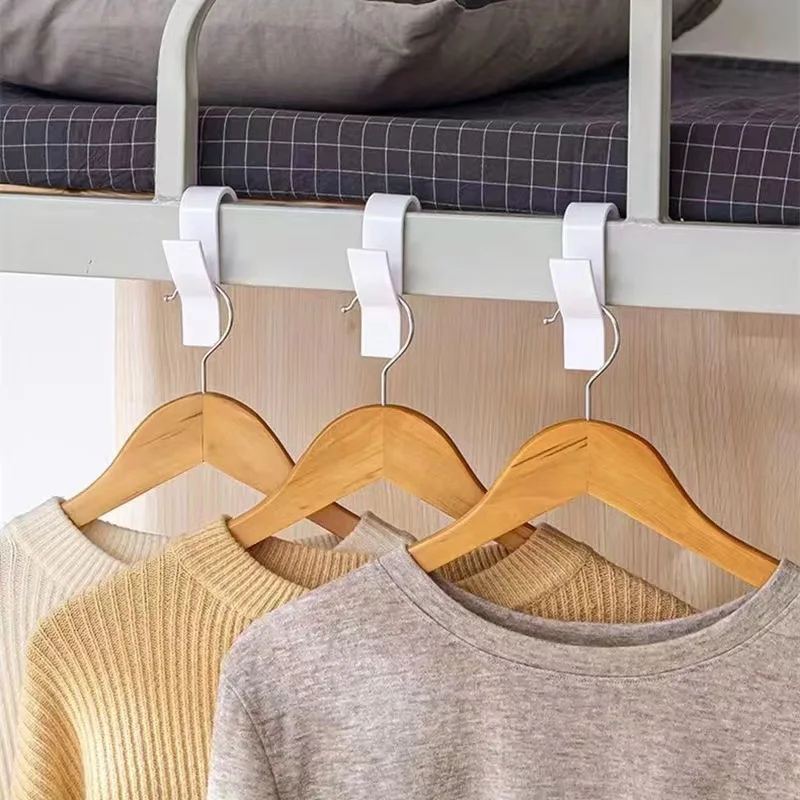 3/6PCS Bathroom Hanger Clips Heated Towel Radiator Rail Hook Holder Multifunction Drying Rack Hook Towel Clothes Storage Hanger