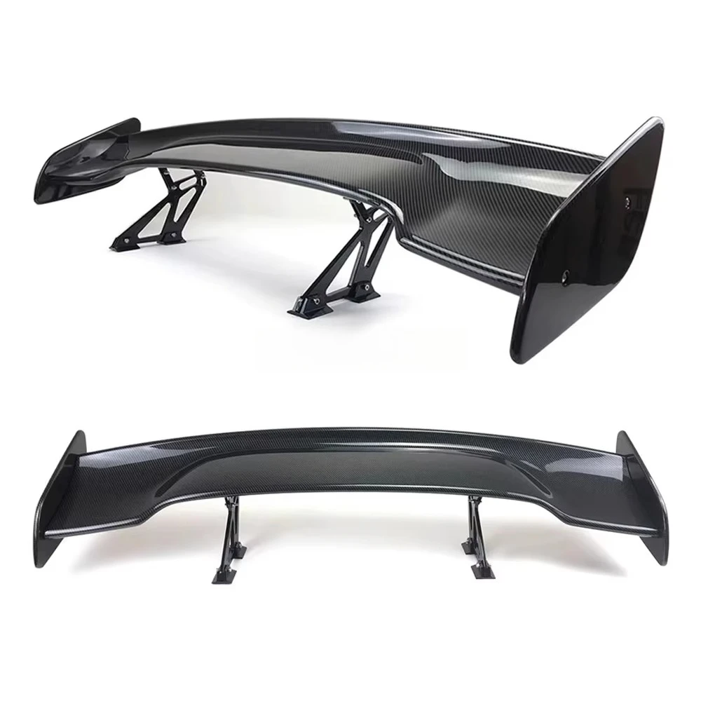 

ABS GT Tail Wing Big Rear Universal Spoiler Trunk Wings Plastic I Style for All Car Series Racing Spoiler Carbon Fiber GT-Style