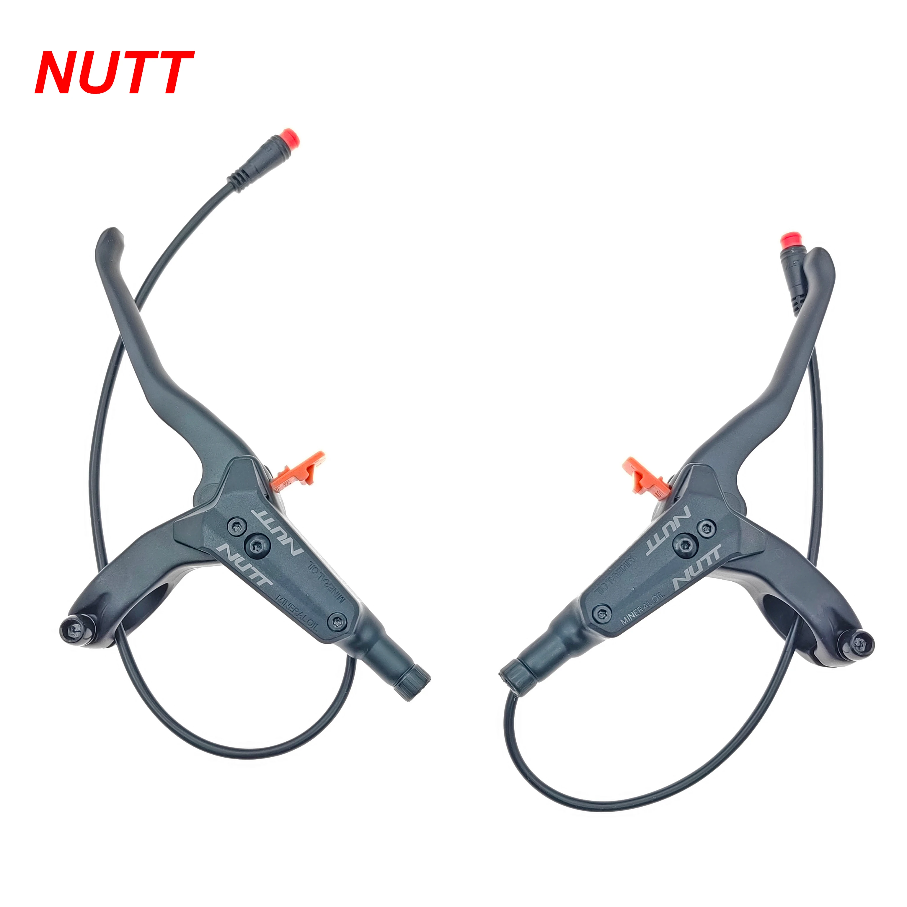 

NUTT 2PIN Waterproof Plug Hydraulic Brake Lever Electric Bicycle E-bike Electric Scooter Brake Lever